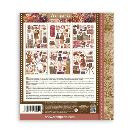 Printed Decorative Rub on selection for Art and Craft cm 20,5x23 - Our Way