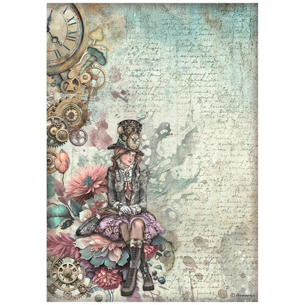 A4 Rice paper pack - Master of Magic lady