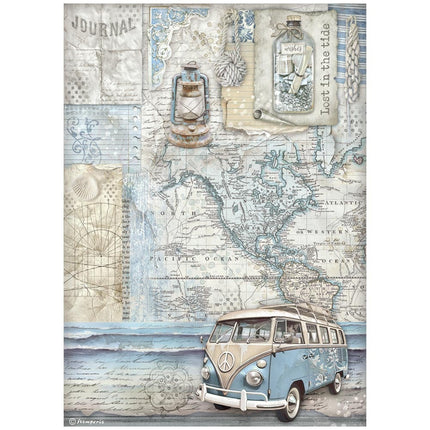 A4 rice paper pack - Silent Sea van