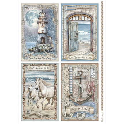 A4 rice paper pack - Silent Sea 4 cards