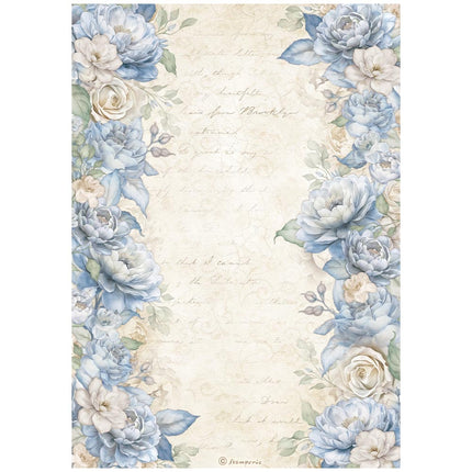 A4 Rice Paper Pack - Timeless Floral Borders