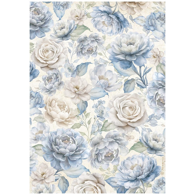 A4 Rice Paper Pack - Timeless Big Roses