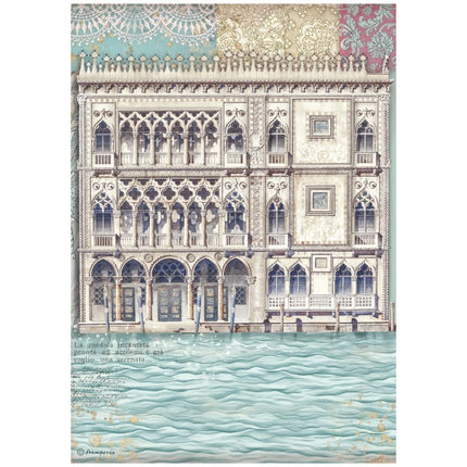 A4 Rice paper pack - Venice City of Art Venice Palace museum