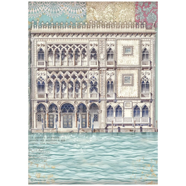 A4 Rice paper pack - Venice City of Art Venice Palace museum