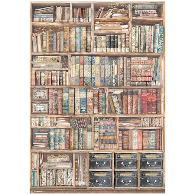 A4 Rice paper pack - Venice City of Art vintage books