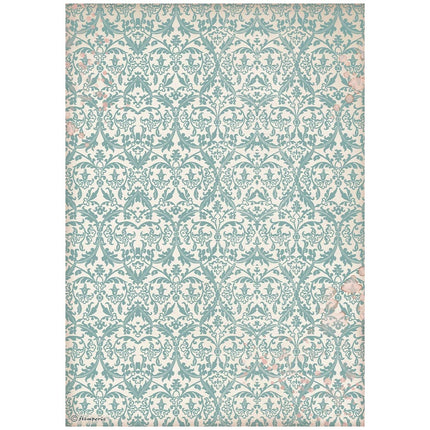 A4 Rice paper pack - Venice City of Art turquoise tapestry