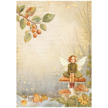 A4 Rice Paper Pack - Whispering Woods Fairy  