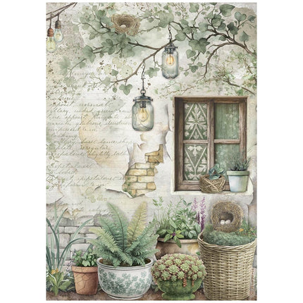 A4 Rice Paper Packed - Herbarium Silvae Window