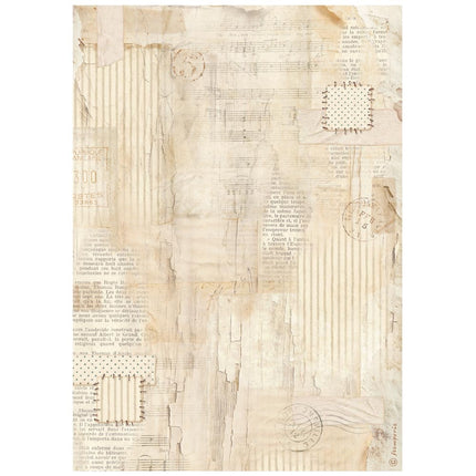 A4 Rice paper pack - Family background pattern