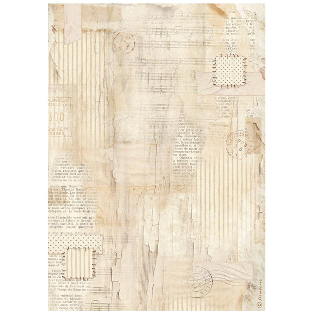 A4 Rice paper pack - Family background pattern