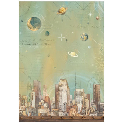 A4 Rice paper packed - A new Beginning Skyline