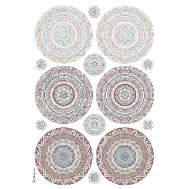 A4 Rice paper packed Mandala