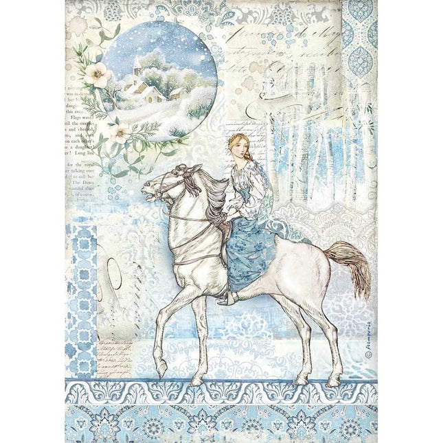A4 Rice paper packed Horse