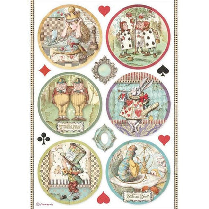 A4 Rice paper packed - Alice rounds