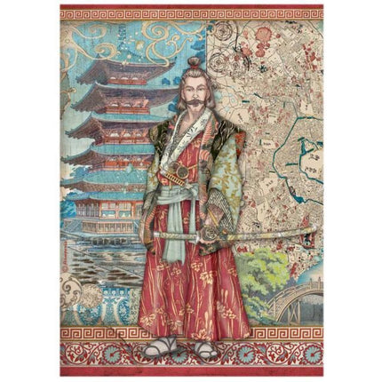 A4 Rice paper packed - Sir Vagabond in Japan samurai