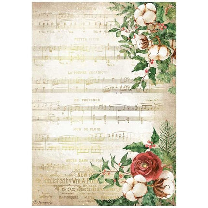 A4 Rice paper packed - Romantic Home for the holidays music