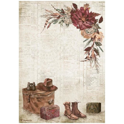 A4 Rice paper packed - Our way country elements