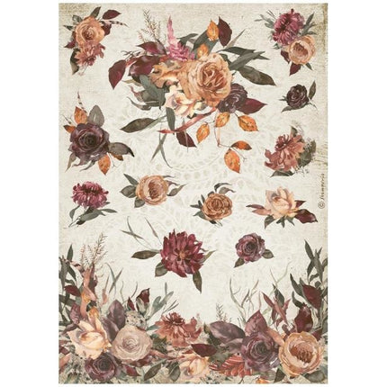 A4 Rice paper packed - Our way flowers