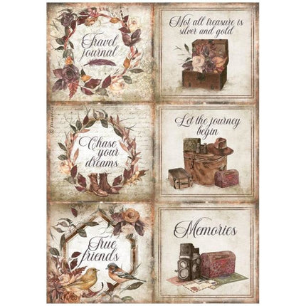 A4 Rice paper packed - Our way cards