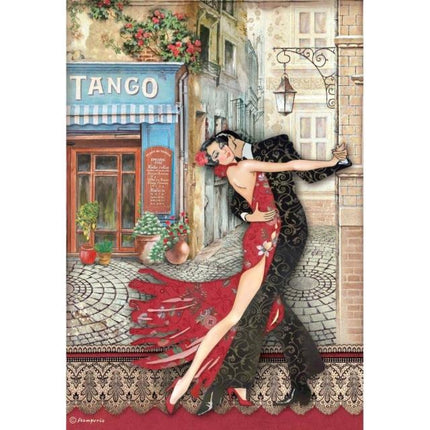 A4 Rice paper packed - Desire tango