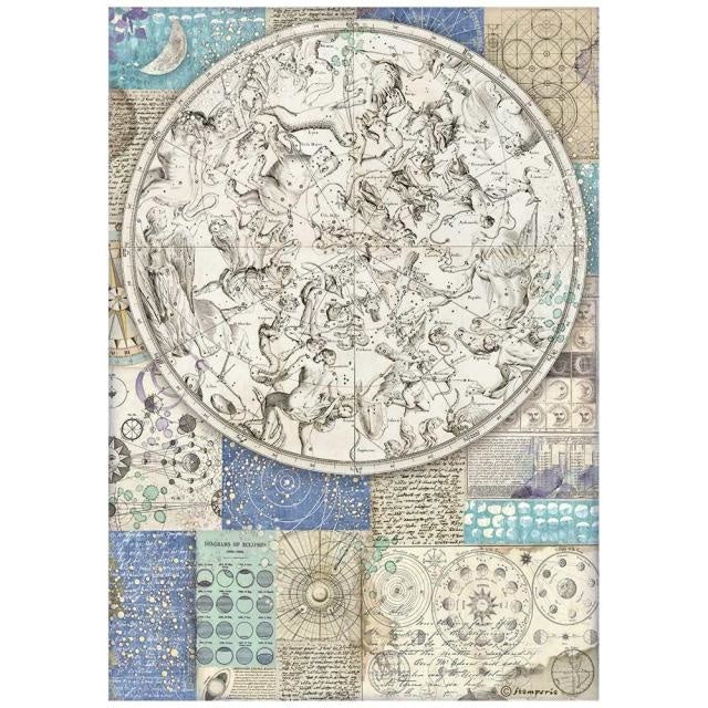 A4 Rice paper packed - Cosmos Infinity zodiac