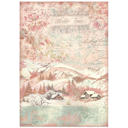 A4 Rice paper packed - Sweet winter time
