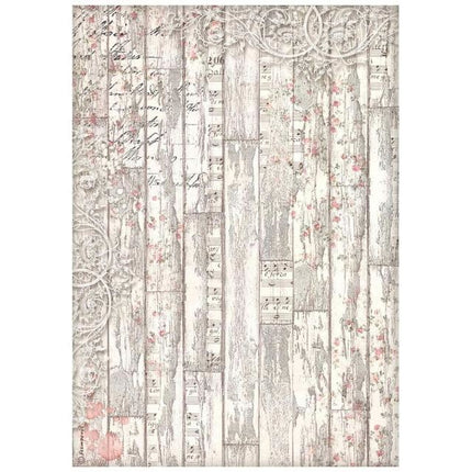 A4 Rice paper packed - Sweet winter wood pattern