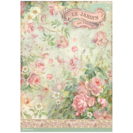 A4 Rice paper packed - Rose Parfum Le jardin des parfums