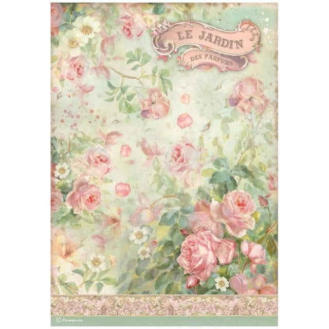 A4 Rice paper packed - Rose Parfum Le jardin des parfums