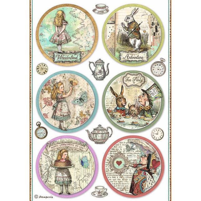 A4 Rice paper packed - Alice rounds