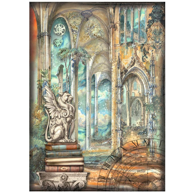 A4 Rice paper pack - Sir Vagabond in Fantasy World dragon