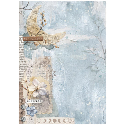 A4 Rice paper pack - Create Happiness Secret Diary moon
