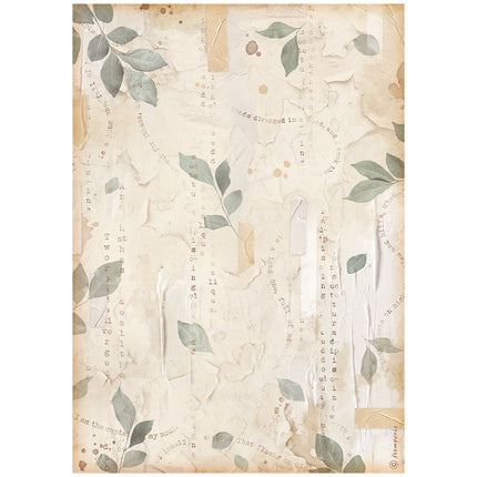 A4 Rice paper pack - Create Happiness Secret Diary leaves