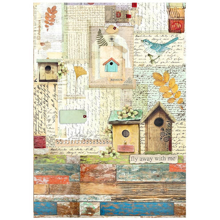 A4 Rice paper pack - Garden nests
