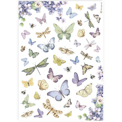 A4 Rice Paper Pack - Butterflies