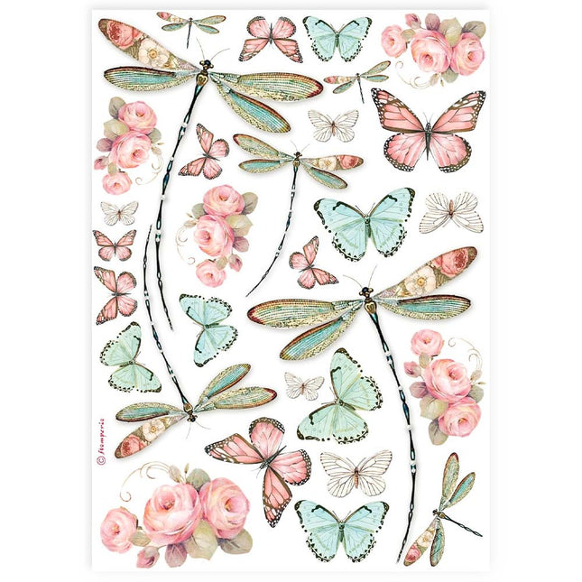 A4 Rice Paper Pack - Dragonfly