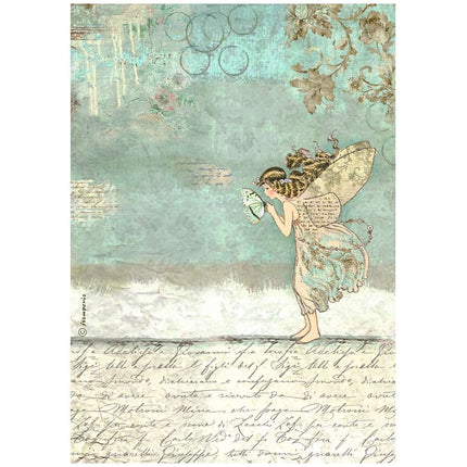 A4 Rice paper packed - Wonderland fairy