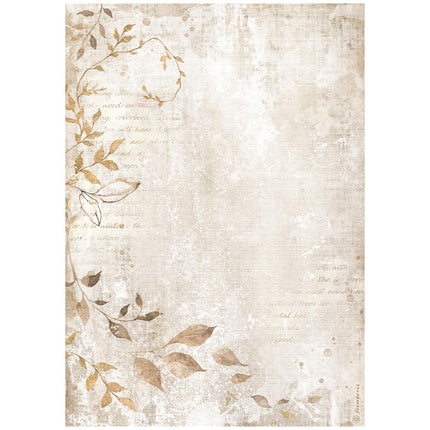 A4 Rice paper pack - Create Happiness Dewdrops leaves
