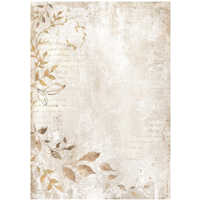 A4 Rice paper pack - Create Happiness Dewdrops leaves