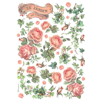 A4 Rice paper pack - Les jardins des parfums