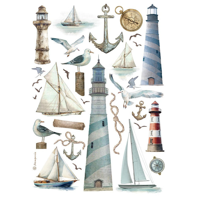 A4 Rice paper pack - Lighthouse