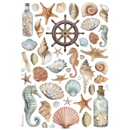 A4 Rice paper pack - Shells