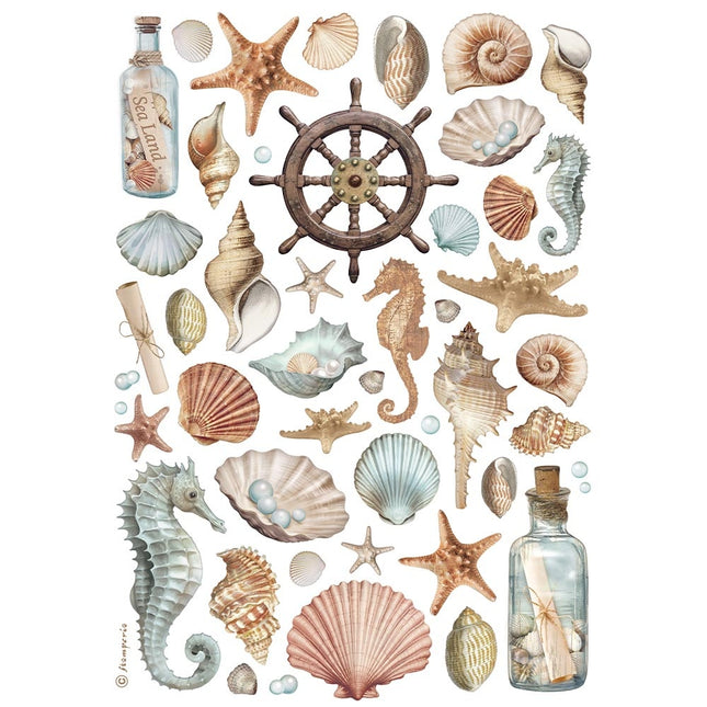 A4 Rice paper pack - Shells