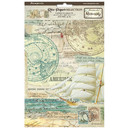 Selection 6 Rice paper A4 - Around the world