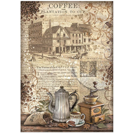 Selection 6 Rice paper A4 - Coffee and Chocolate