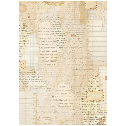 Printed 6 Rice paper A4 selection for Art and Craft - Cozy Family