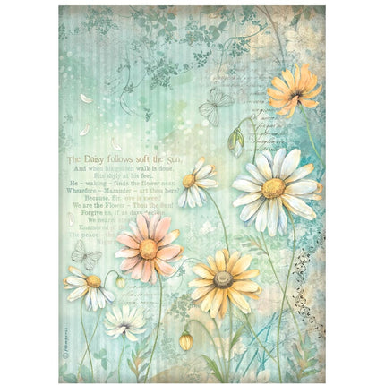 Selection 6 Rice Paper A4 - Daisy Art