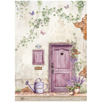 Selection 6 Rice paper A4 - Lavender
