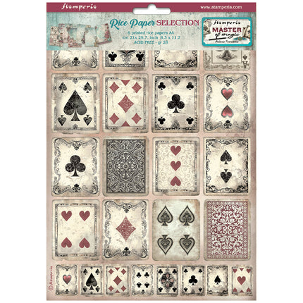 Selection 6 Rice paper A4 - Master of Magic
