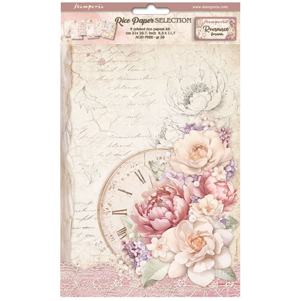 Selection 6 Rice paper A4 - Romance Forever